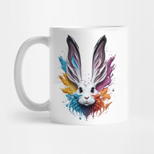 Rabbit splash art T3 Mug